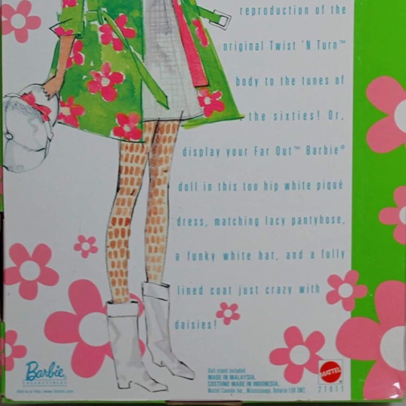 NIB Twist 'N Turn Collection Limited Edition Far Out Barbie Doll 1998 Mattel - Picture 5 of 5